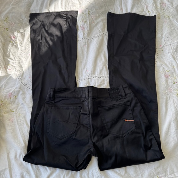 Parasuco Pants - Black Nylon Super Lowrise Parasuco Pants Size 30
